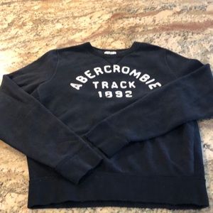 Unisex Blue XL Abercrombie & Fitch sweatshirt.